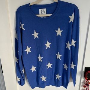 Zoe Karssen Loose Fit Stars Sweater Medium
